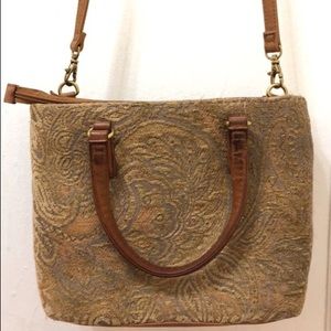 Fossil Felt Crossbody Bag